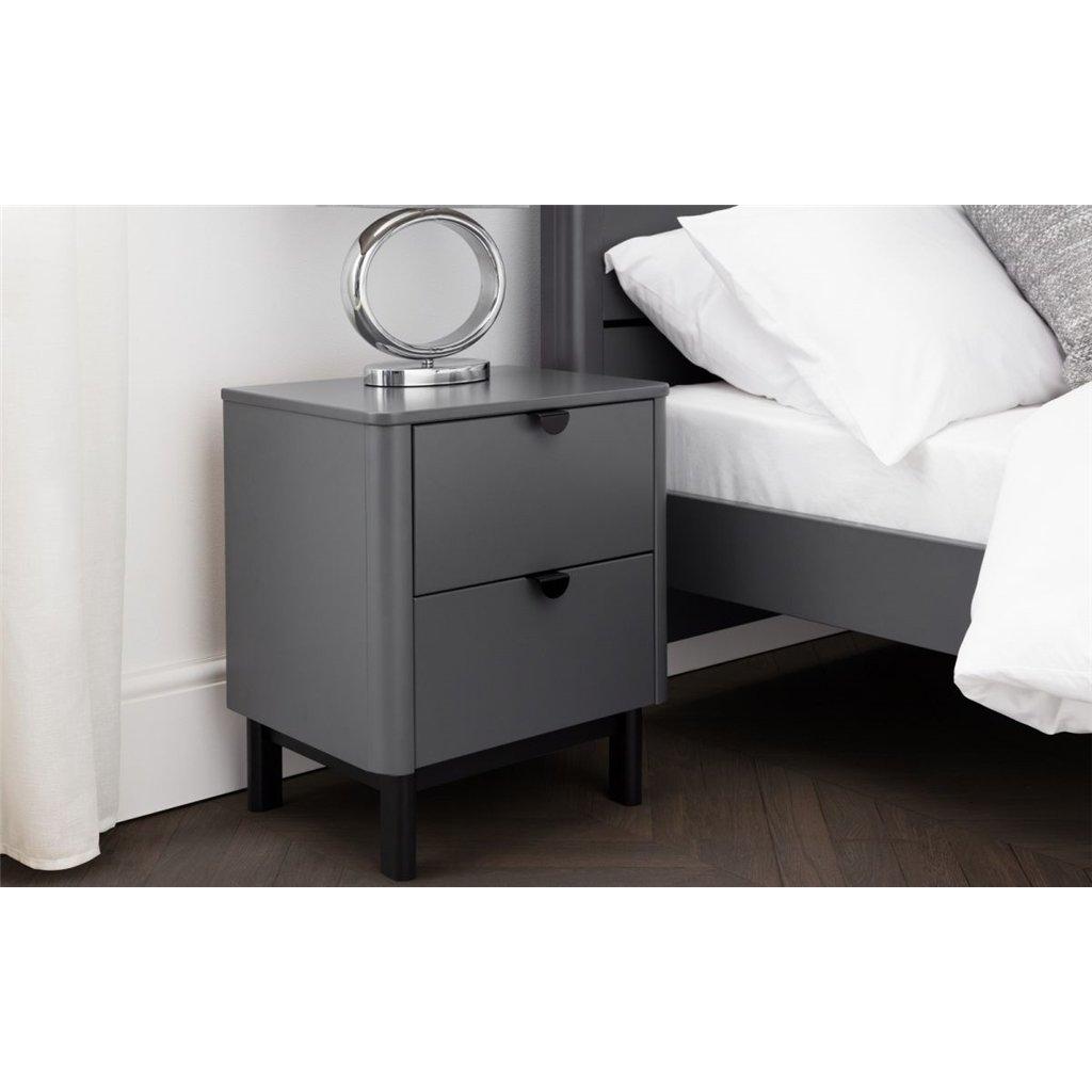 Storm Grey Bedside Drawers (2 Drawers)